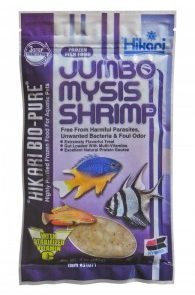 Hikari Frozen Jumbo Mysis Shrimp 4oz Flat