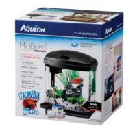 Aqueon MiniBow LED Desktop Aquarium Kit Black 1g