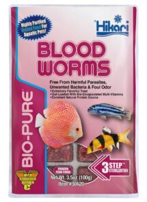 Hikari Frozen Bloodworms 3.5oz Cubes