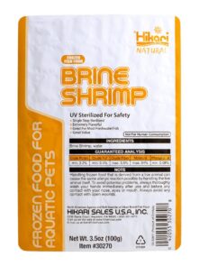 Hikari Frozen Natural Brine Cubes 3.5oz