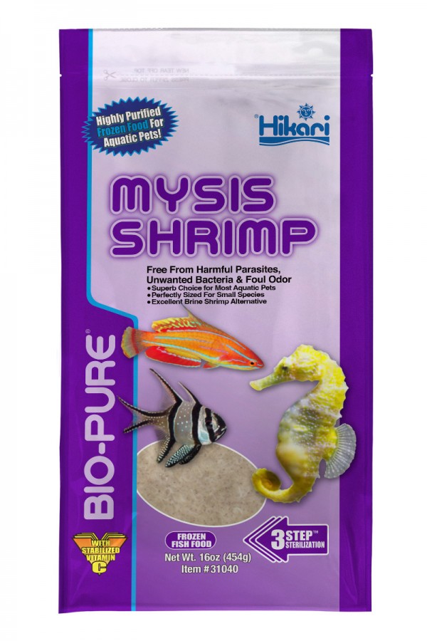 Hikari Frozen Mysis Shrimp 16oz Flat