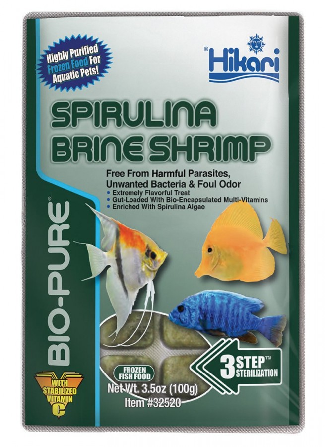 Hikari Frozen Spirulina Brine Shrimp 3.5oz Cubes