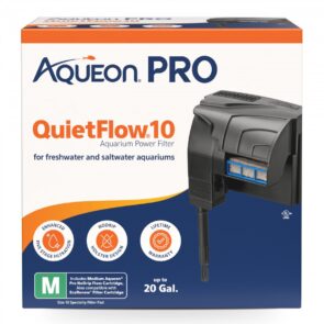 Aqueon PRO QuietFlow 10 Aquarium Power Filter