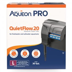Aqueon PRO QuietFlow 20 Aquarium Power Filter