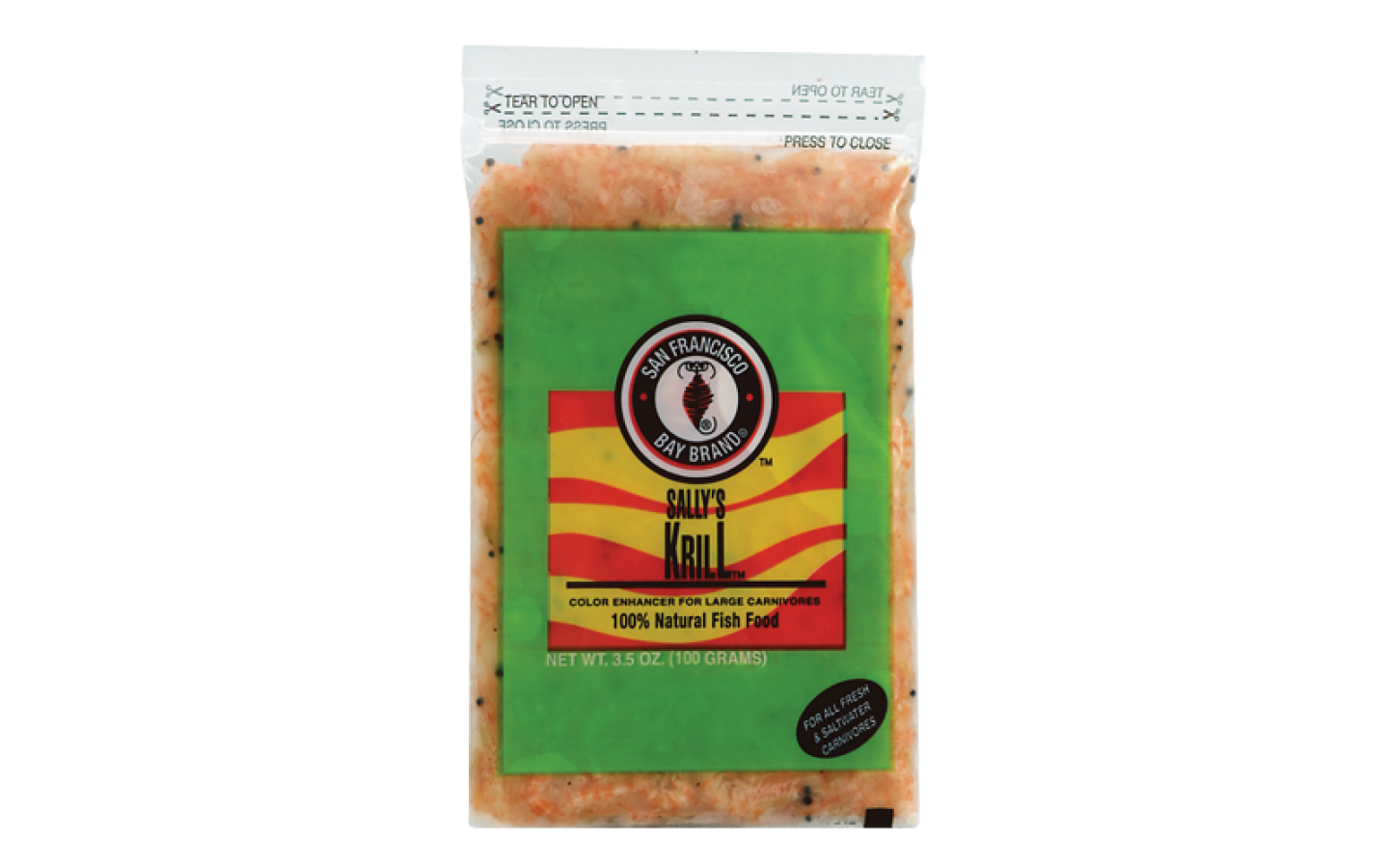 San Francisco Bay Frozen Krill 3.5oz Flat