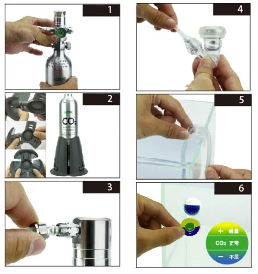 Ista Advance Refillable Co2 Supply Set 1L - Image 2