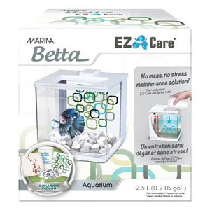 Marina .7gal EZ Care Betta Kit White