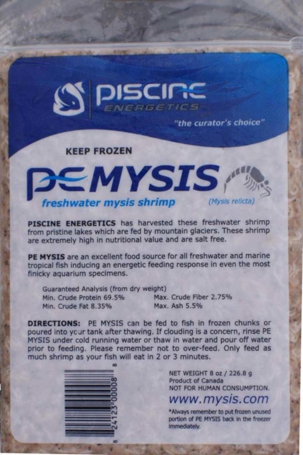 PE Mysis Frozen 8oz Flat